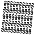 thumbnail image 1 of Fancyes Outdoor s Hooks Party Light Hangers Easy to Use Convenient Wear Resistant S Clips Hang Gutter Hooks for Office 50 Pieces, 1 of 8