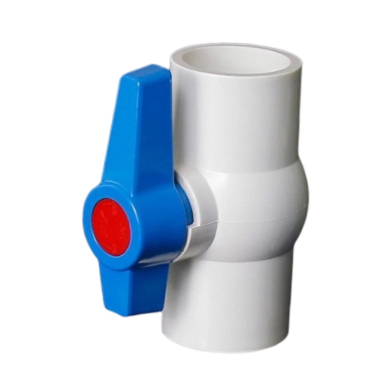 Fancyes PVC Ball Valve Shut Off Water Valve Easy Installation Compact ...