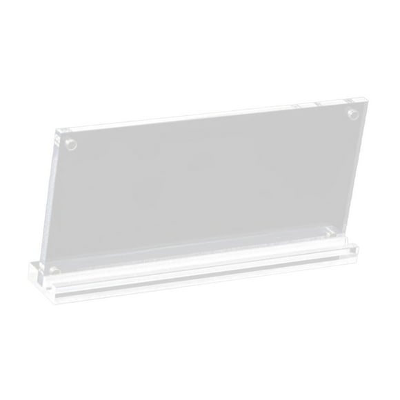 Fancyes Picture Frame Holder Tabletop with Base Simple Easy to Use Wear Resistant Acrylic Display Ticket Protector for Postage Stamps