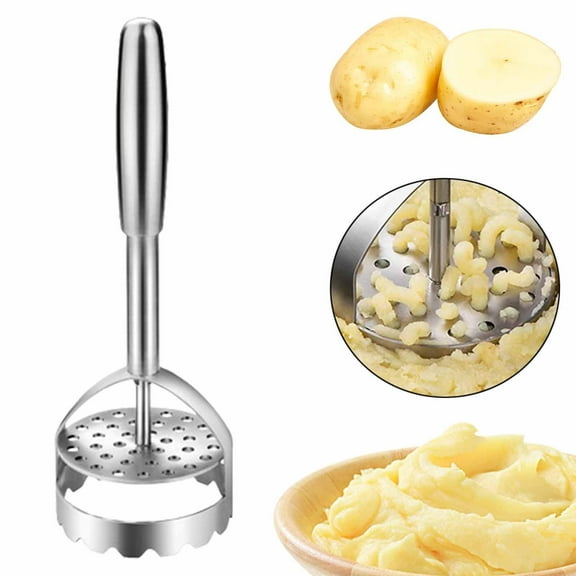 Fancyes Potato Masher Egg Masher Garlic Masher Multifunctional Kitchen Tool Easy to Clean for Strawberries Egg Salad Fruit Vegetable
