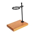 thumbnail image 1 of Fancyes Pour over Coffee Dripper Stand Coffee Maker Part with Base Wooden Dripper Holder for Coffee Beer Drink Maker black, 1 of 8