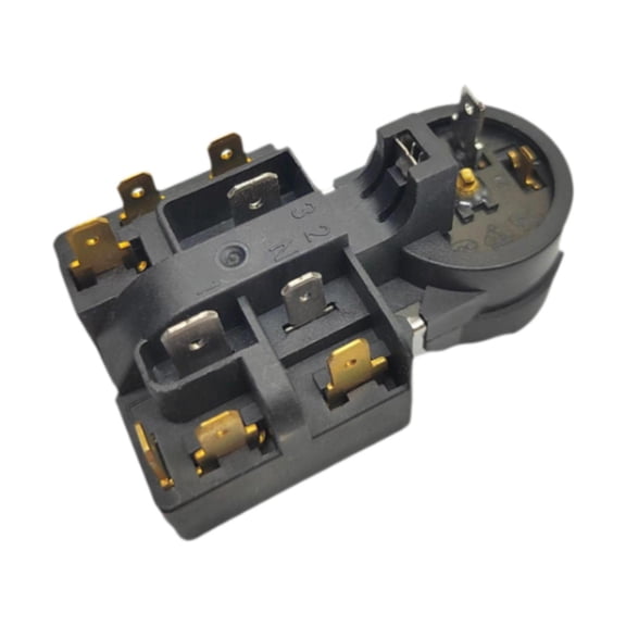 Fancyes Refrigerator Compressor PTC Starter QP3-12A High Efficient Multipurpose Overload Protector PTC Starter Replacement for Fridge