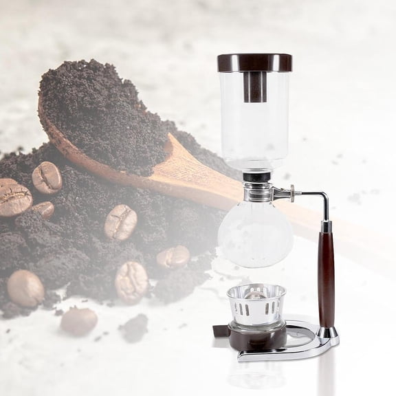 Fancyes Siphon Coffee Maker Sturdy Coffee Brewer Elegant Vacuum for Home Cafe 500ML