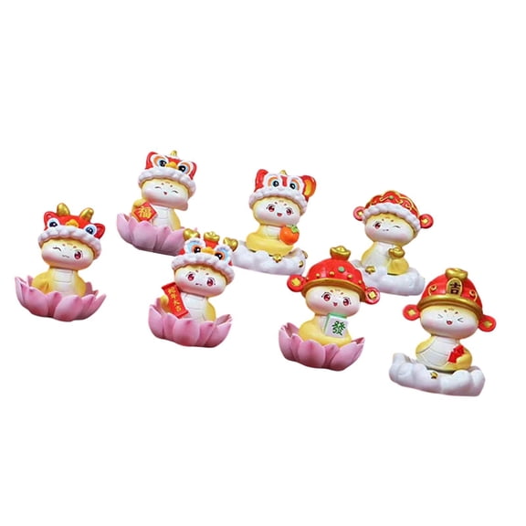 Fancyes Snake Statue Home Decor Creative Snake Figurine for Shop Living Room Desktop 1 piece Style C