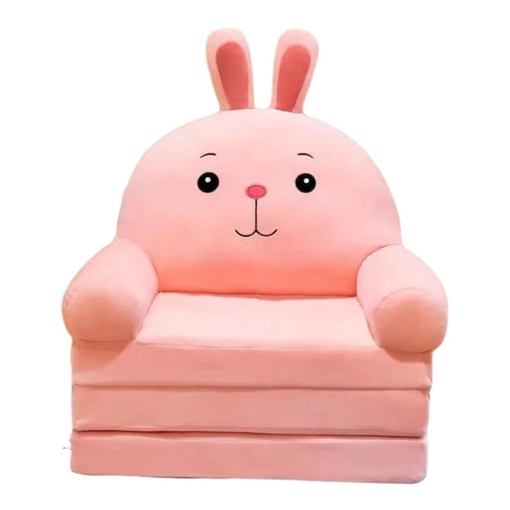 Fancyes Sofa Chair Couch Home Furniture Soft Foldable Sofa Bed Pink