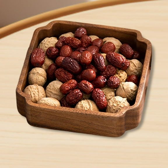 Fancyes Square Serving Tray Decorative Serving Bowl for Kitchen Household Restaurant