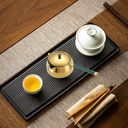 Fancyes Tea Pot Kung Fu Teapot Sturdy Housewarming Gifts with Side Handle Tea Infuser 360 Degree Rotating for Travel Tea House Office Steel Handle