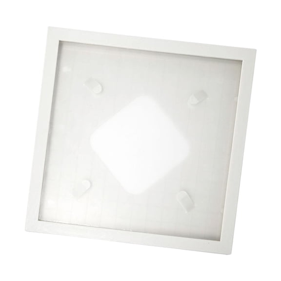 Fancyes Vinyl -Cover Frame, Wall Display -Album Cover, Home Decoration, Practical for Each Record with Cover Wall Mount Stand, Practical, White