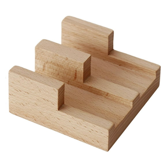 Fancyes Wood Sushi Holder Platter Sashimi Easy to Clean Novelty Serving Tray Sushi Hand Roll Holder for Dining Room Table Centerpiece 2 Grid