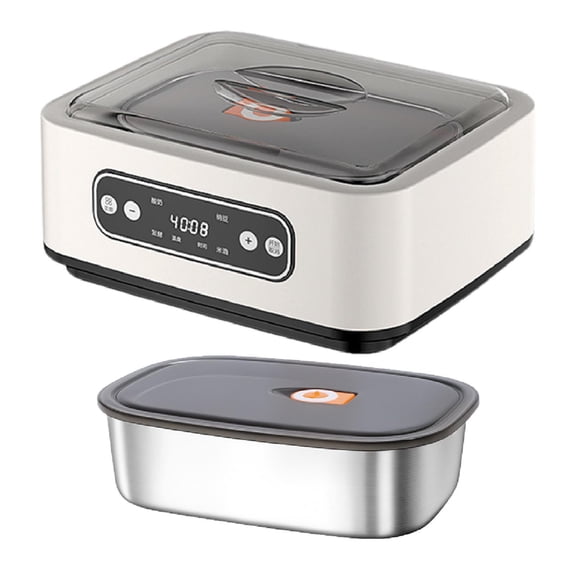 Fancyes Yogurt Maker Constant Temperature Heating Household DIY Low Noise Homemade Yogurt Professional Multifunction Stainless Steel without cup