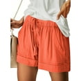 thumbnail image 1 of Fancyglim Women Casual Shorts Drawstring Comfy Elastic Waist Summer Beach Pull On Short Pants with Pockets S-2XL, 1 of 6