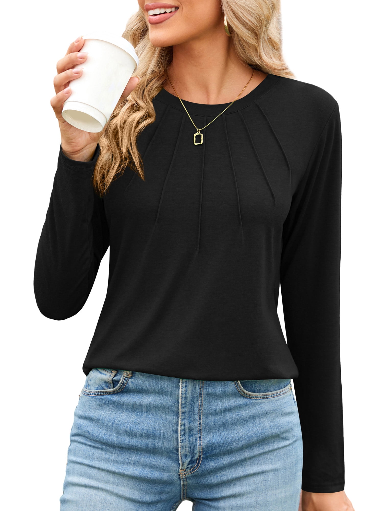 black dressy tops for sale