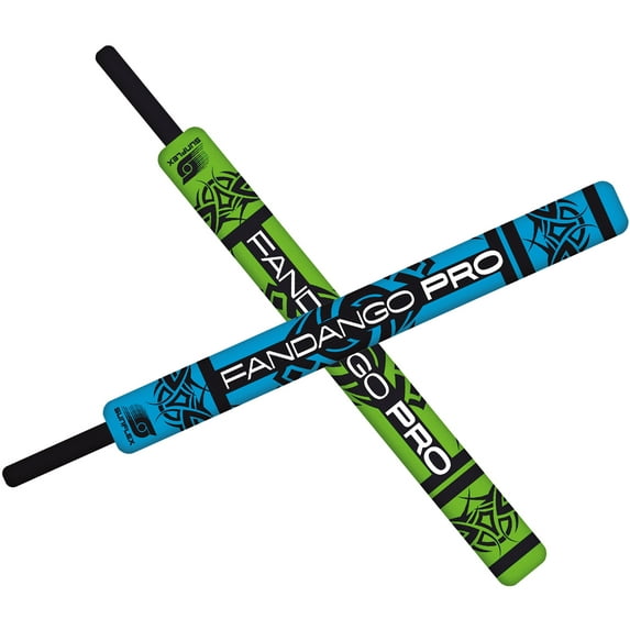 Sunflex Fandango Striker Pro foam sticks, black neoprene covering, for training and workout