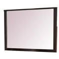 thumbnail image 1 of Fang 50 Inch Rectangular Dresser Mirror, Wood Frame, Dark Cherry Brown, 1 of 5