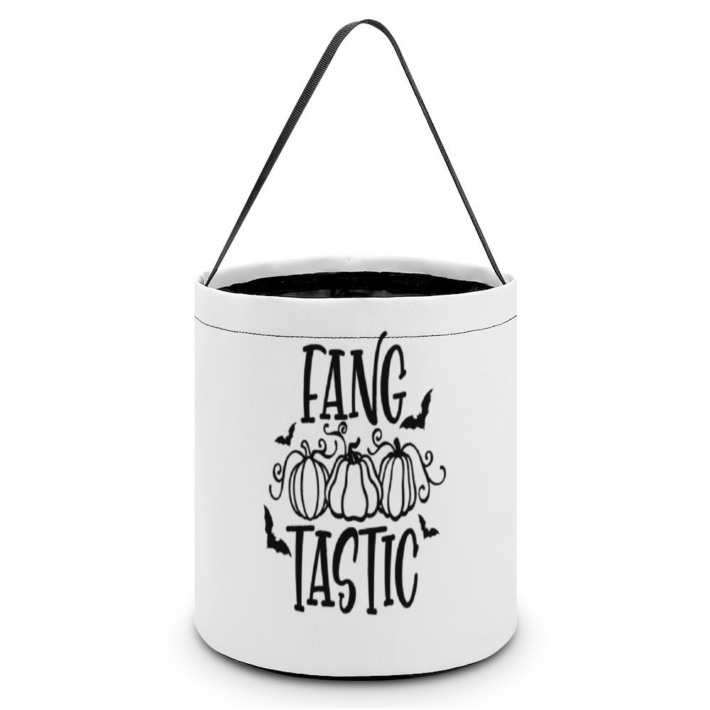 Fang Pumpkin Tastic Halloween Treat Bags Reusable Portable Halloween Candy Bags Trick or Treat
