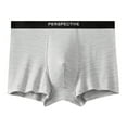 CYiJun Men's 2025 Cotton Basic Boxer Briefs Breathable Supportive