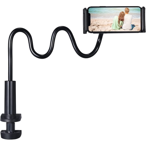 FangYun Gooseneck Cell Phone Electronic Stand, Black