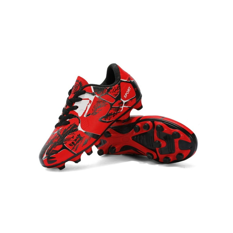 Fangasis Big Kids Soccer Cleats Mens Firm Ground Football Shoes