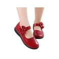 thumbnail image 1 of Fangasis GIRLS LEATHER DRESS SHOES SCHOOL INFANT JUNIOR ANKLE STRAP WEDDING PARTY SHOES, 1 of 5