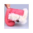 thumbnail image 1 of Fangasis Kids Warm Ankle Booties Non-Slip Winter Boot Plush Collar Snow Boots Travel Lightweight Outdoor Shoes Rose Red 5toddlers, 1 of 5