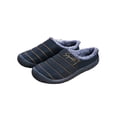 thumbnail image 1 of Fangasis Mens Casual Shoes Closed Toe Winter Shoe Plush Lined Flats Travel Warm Slippers Black 9.5, 1 of 9