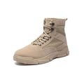 thumbnail image 1 of Fangasis Mens Hiking Boot Non-Slip Work Boots Waterproof Ankle Booties Outdoor Rubber Sole Warm Shoe Khaki 6.5, 1 of 9