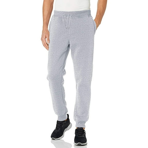 Fangasis Teen Boys Sweatpants Solid Color Sports Trousers Leggings Jogger Pants Men Elastic Waist Soft Fall Light Green M