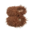 thumbnail image 1 of Fangasis Unisex Slipper Socks Comfort Warm Shoes Plush Lined Booties Slippers Home Cozy House Shoe Brown 5-5.5, 1 of 5