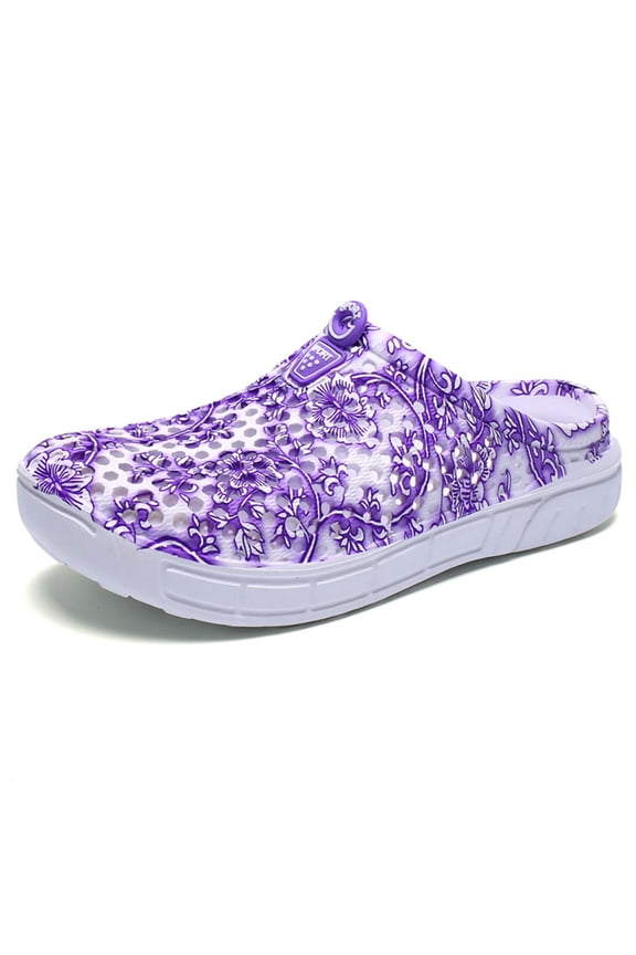 Women Men Clogs Slippers Garden Shoes Mules Summer Beach Sandals Breathable Slip on Garden Clogs