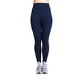 thumbnail image 1 of Fangasis Women Yoga Pants Elastic Waisted Leggings High Waist Bottoms Ladies Stretch Tights Skinny Gym Trousers Navy Blue XL, 1 of 6