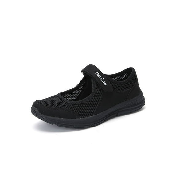 Fangasis Women's Comfort Working Nurse Shoes Adjustable Breathable Wedges Slip-on Walking Sneaker Fitness Casual Shoes Mary Jane Sneakers