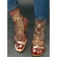 thumbnail image 1 of Fangasis Womens Butterfly Rhinestone Gladiator Flat Beach Holiday Glitter Sandals Shoes, 1 of 3