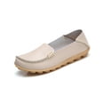 thumbnail image 1 of Fangasis Womens Casual Shoes Fashion Loafers Slip On Flats Driving Lightweight Nurse Shoe Beige 7.5, 1 of 5