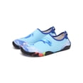 thumbnail image 1 of Fangasis Womens Mens Aqua Socks Casual Beach Shoe Swim Water Shoes Exercise Comfy Barefoot Dolphin Blue 2Y, 1 of 8
