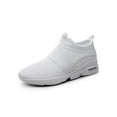 thumbnail image 1 of Fangasis Womens Trainers Warm Lined Sneakers Low Top Casual Sneaker Jogging Lightweight Walking Shoes White 6, 1 of 9