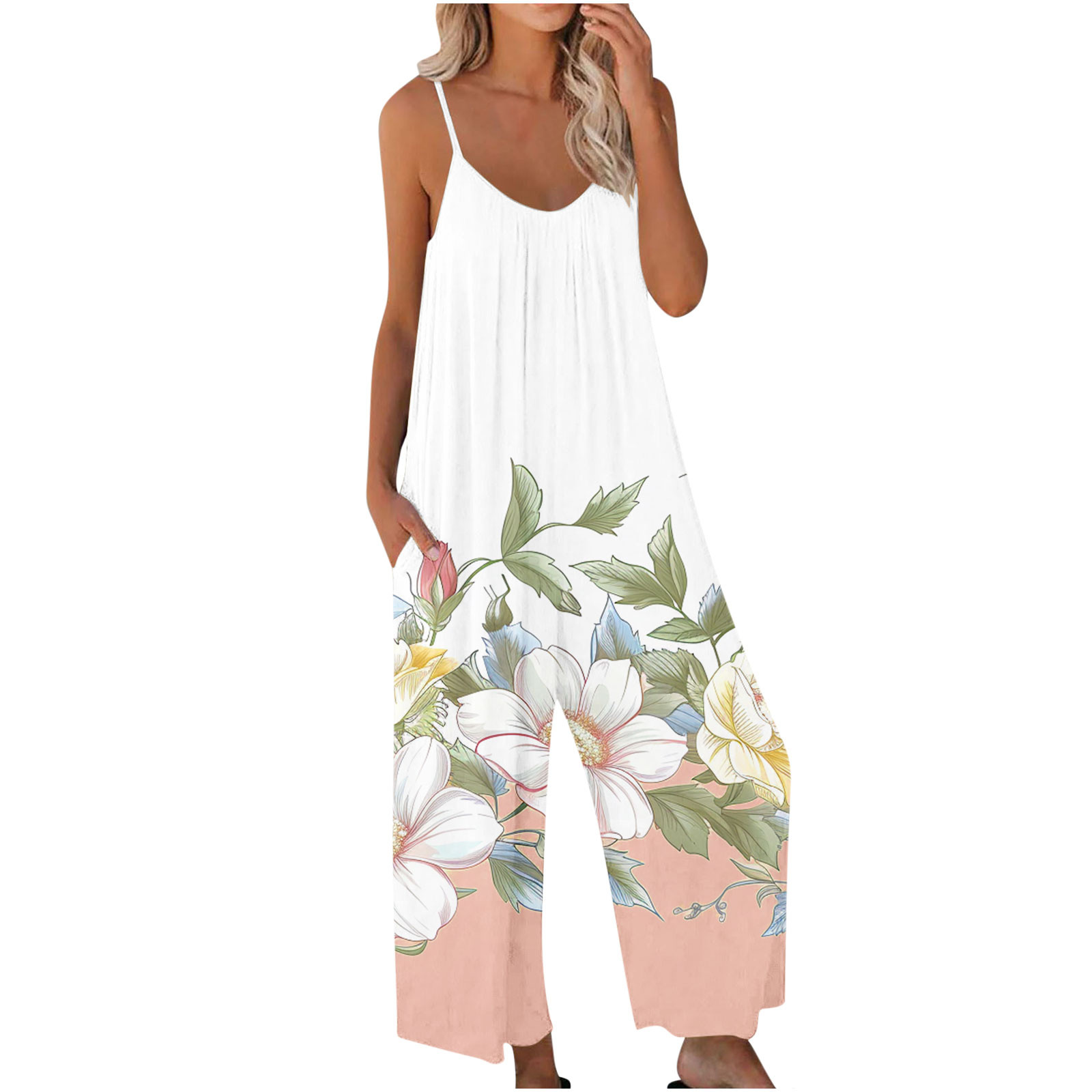 Fanggo Now Trending Summer Pants for Women Petite Palazzo Capri Pants