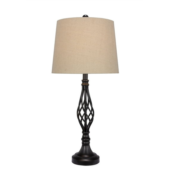 Fangio Lighting Metal Black Finish 27-inch Table Lamp