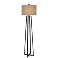 thumbnail image 1 of Fangio Lighting 62 inch Black Molded Metal Floor Lamp, 1 of 2