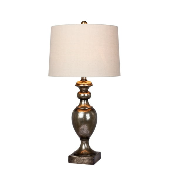 Fangio Lighting 6252GL 28" Textured Resin Urn Table Lamp in Antique Gold Leaf