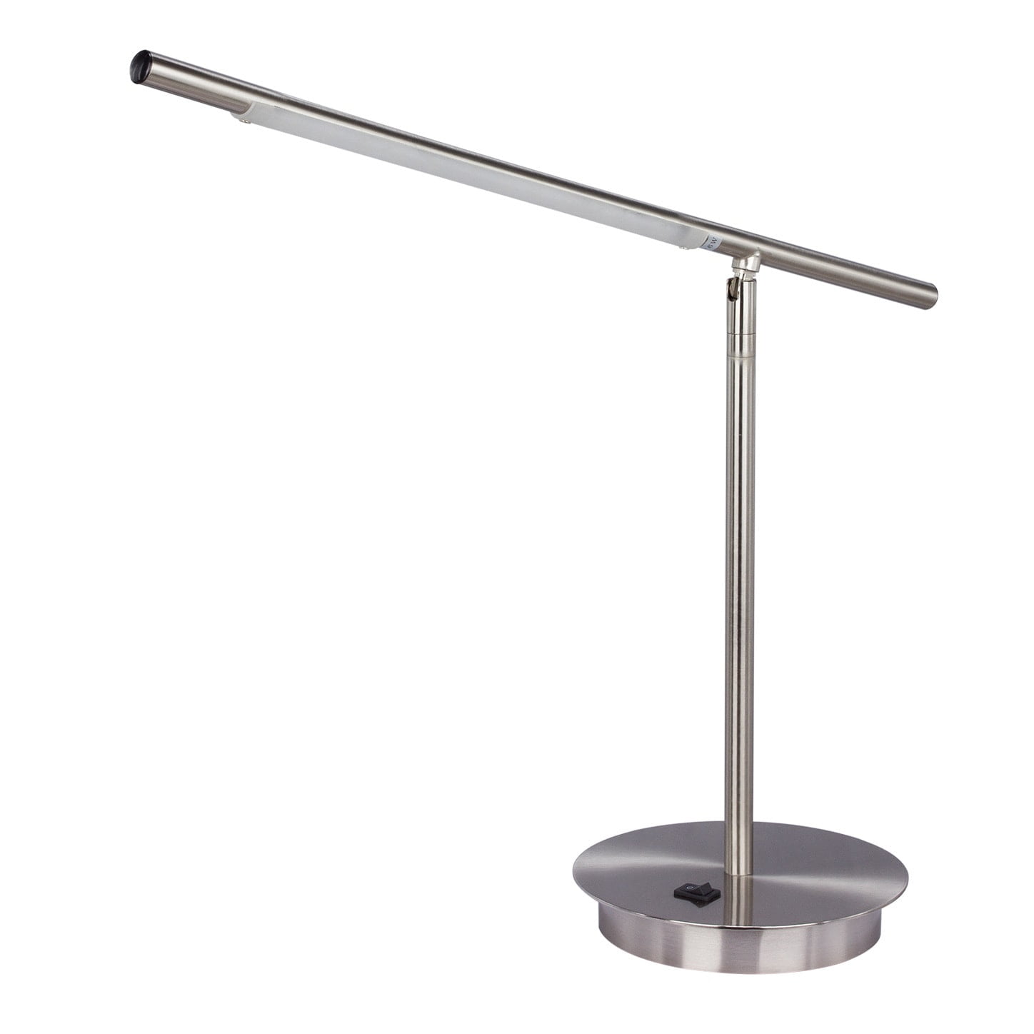 Adjustable Satin Chrome 24.5" LED Table Lamp