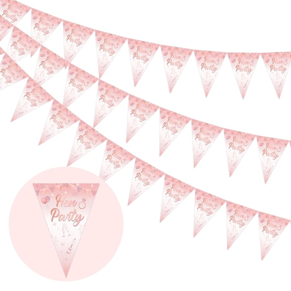 Fangleland 3 Pack Hen Party Bunting Banner Sage Green, Hen Do Banner Hen Party Supplies Hen Party Triangle Flag Banner Photo Booth Props for Bachelorette Bridal Shower Party Decorations