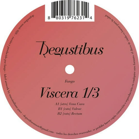 Fango - Viscera 1/3 - Electronica - Vinyl
