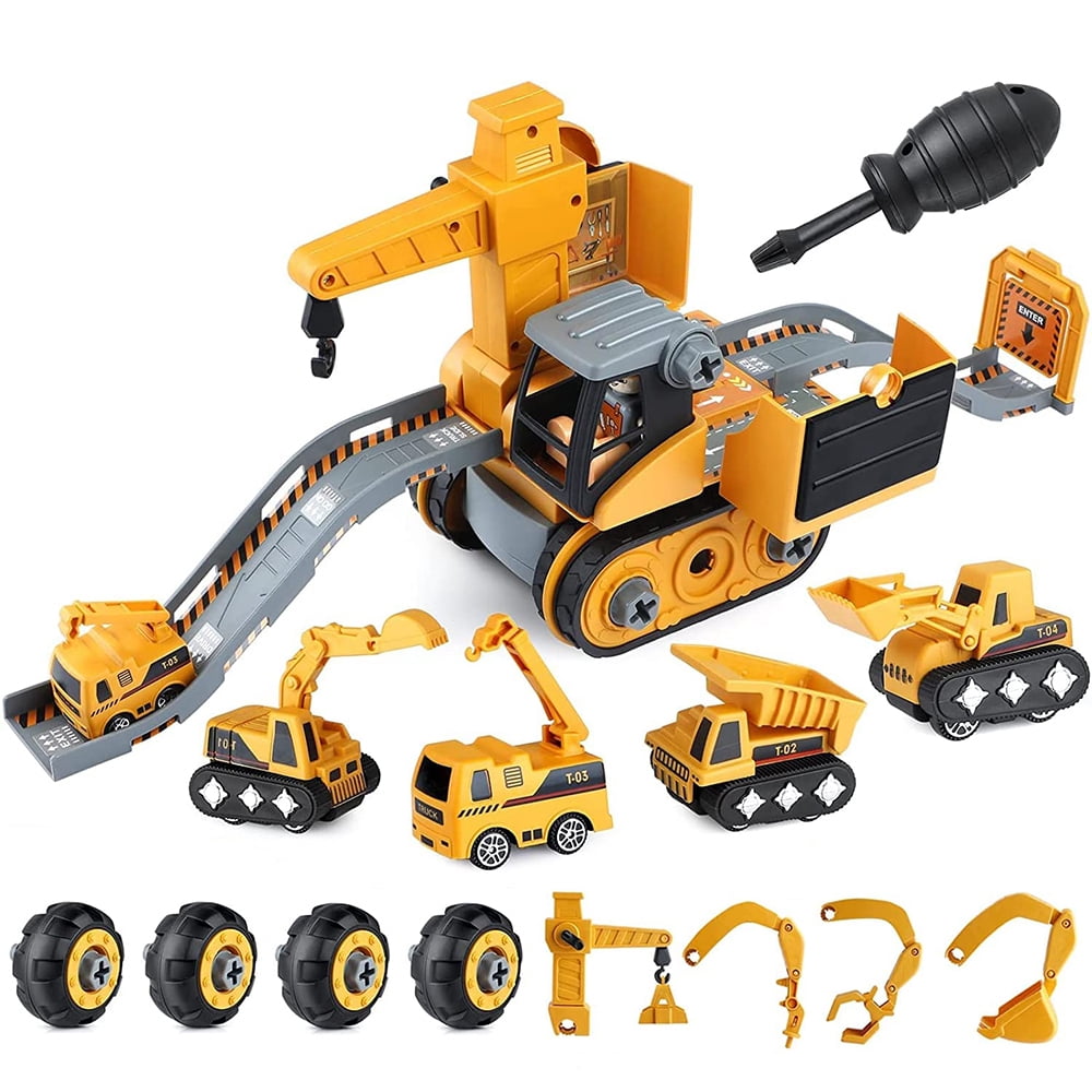 Fangsheng Constrcution Truck Toy, Take Apart Toys, STEM Building Toy ...