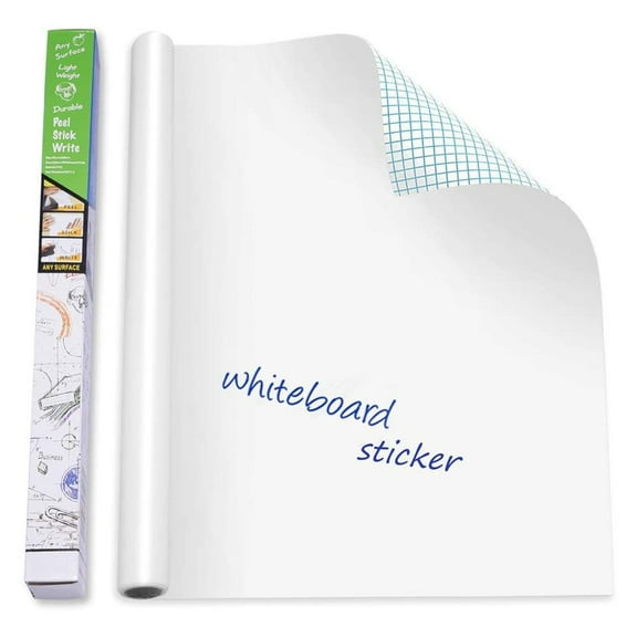 Fangsheng White Board Sticker, Easy Cut and Setup Dry Erase Board for Wall Art or Classroom Decor, Office and School Supplies, 24 Inches by 6.6 feet