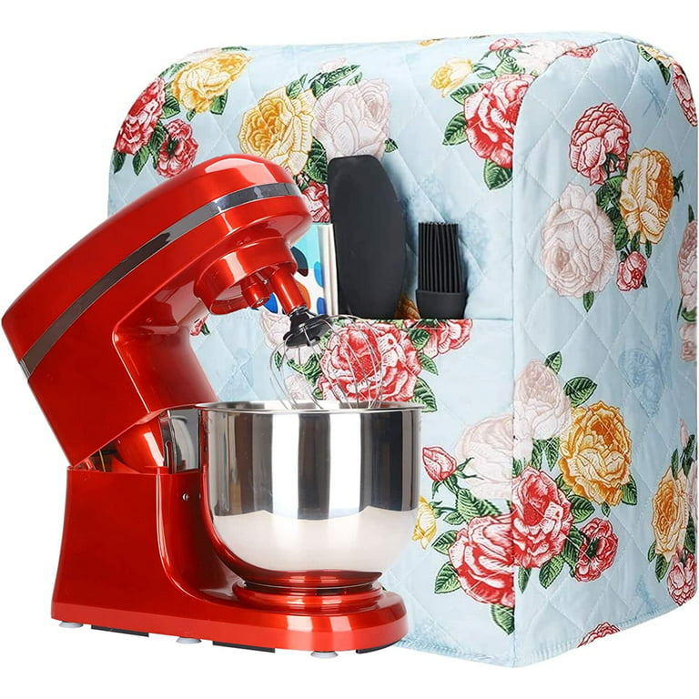 Fanhan Kitchen Aid Mixer Cover Compatible with 6-8 Quarts Kitchen  Aid/Hamilton Stand Mixer,Kitchen Aid Mixer Covers For Stand Mixer With  Floral Print Mixer Cover 