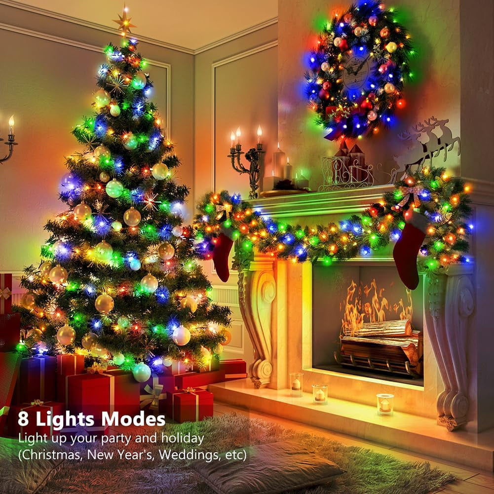 Fanhua-Battery Operated String Lights (2 PACK), 16.5ft 50 LED Twinkle ...