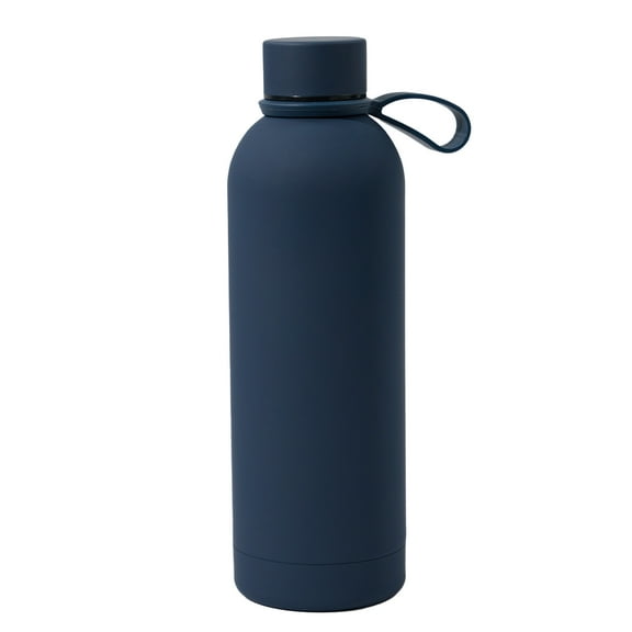 Fanient 17oz Insulated Water Bottles, Stainless Steel Water Bottle with Strap, Small Mouth Water Bottle for Sports & Travel, Leak-Proof