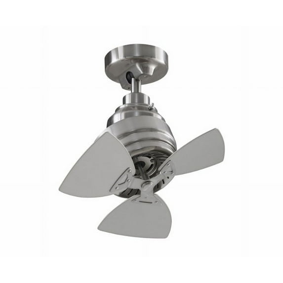 Fanimation Fp8018 Rotation 19" 3 Blade Indoor Ceiling Fan - Nickel