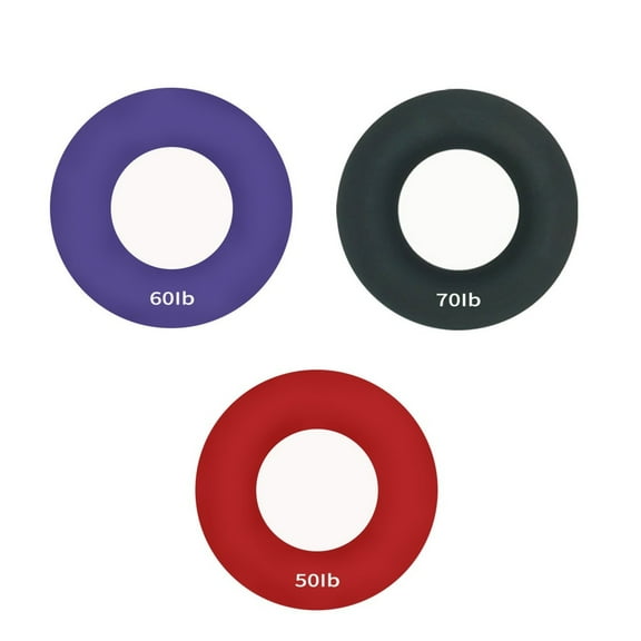 Fanjie 3Pcs Hand Grip Strengthener Silicone Ring Hand Expander For Power Training