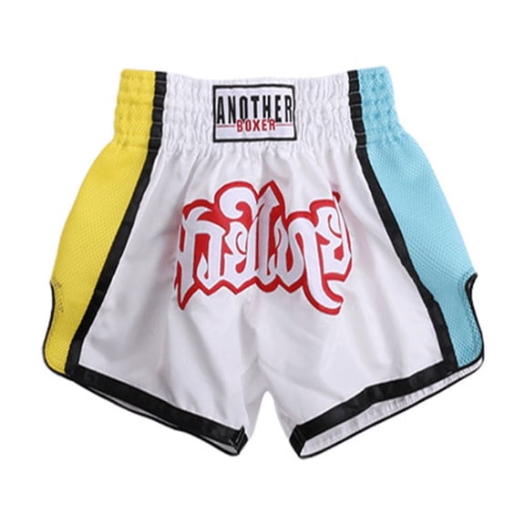 Fanjie Breathable Fitness Shorts For Muay Thai Training Trunks Black M/L/Xl/Xxl